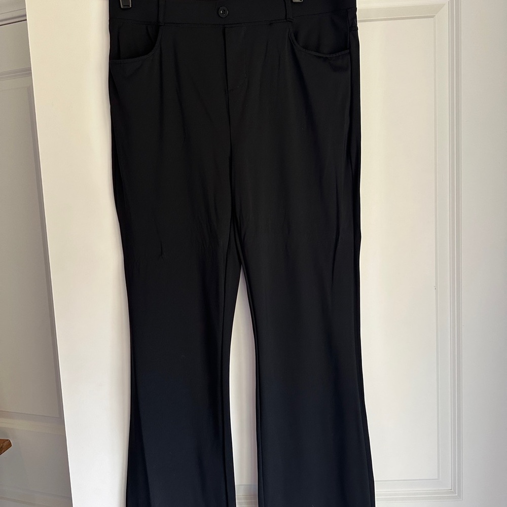 Sophisticated Black Flare Pants
